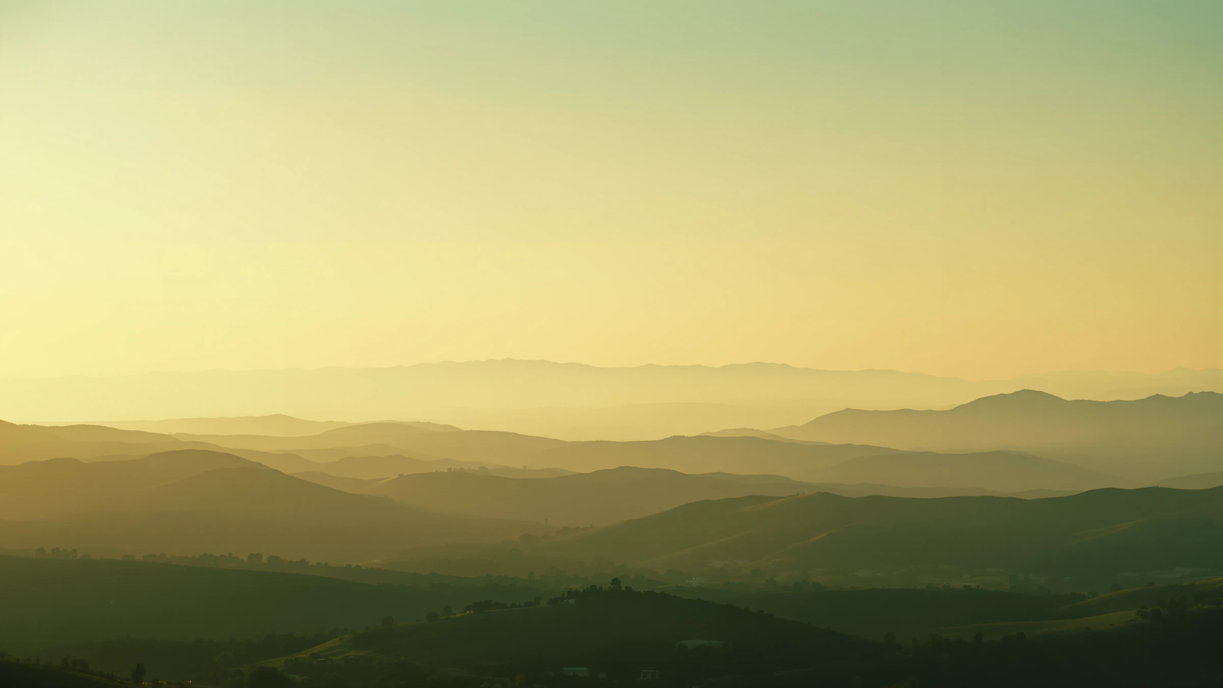 Southwest Riverside County valley at golden hour: the Z Junk service area.